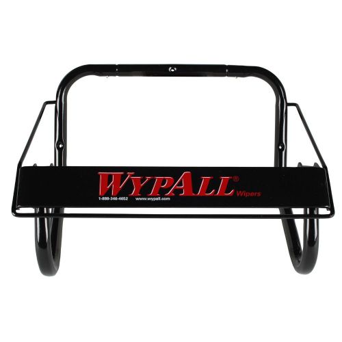 Wall Mounted Dispenser for Wypall and Kimtech Wipes (80579) Jumbo Roll Black