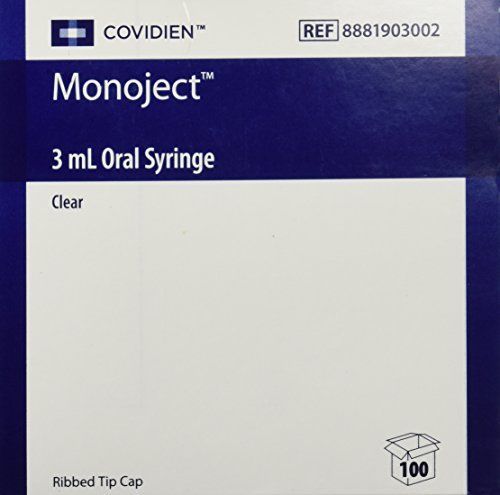 Monoject Oral Syringe 3ml Clear - Box of 100