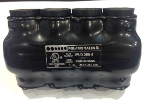 Nsi polaris ipld250-4    insulated multi-tap connector ipld250-4  new for sale