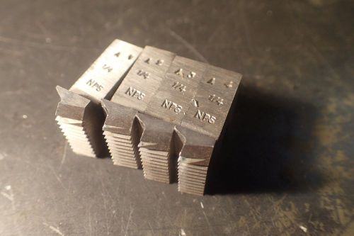 1/4&#034; NPS Thread Threading Chaser Set Projection Geometric 9/16&#034; D Die Head