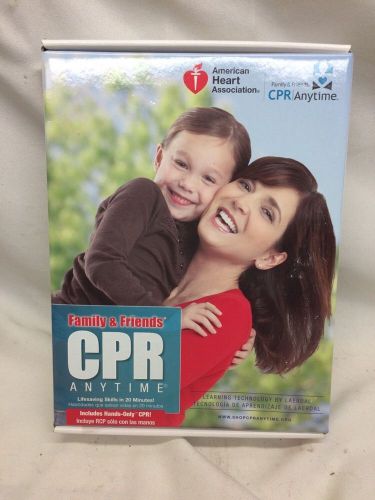 Family &amp; Friends CPR Anytime Training Kit American Heart Association Latex Free