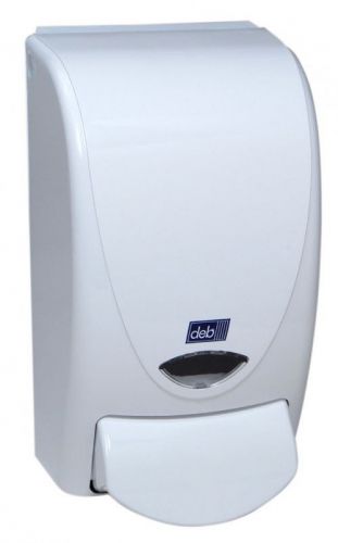 Deb White Curve 1 Ltr Soap/Sanitizer Dispenser (WHB1LDS)