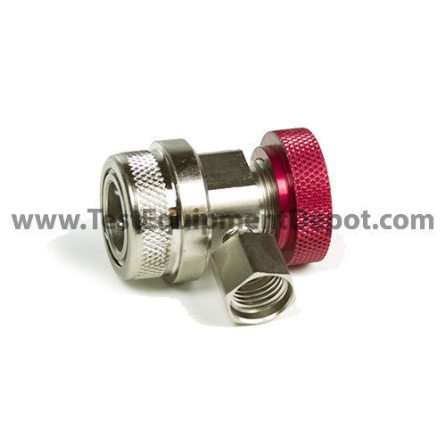 Yellow jacket 41301 chrome hi-side x 14 mm r-134a coupler for sale