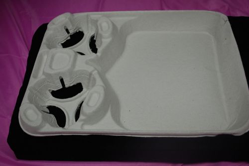 Approx. 100 / Strong Holder 20990 Chinet 2-Cup Carrier With Food Tray (#L2516)