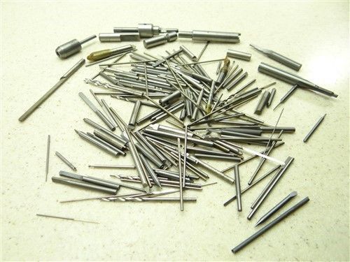 Assorted lot of solid carbide &amp; hss micro flute drills &amp; counter bores for sale