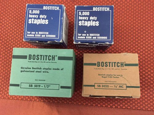 Lot of vintage Bostitch 1/2&#034; heavy duty staples