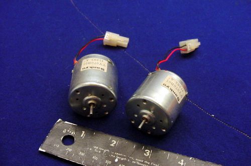 Two compact sankyo low voltage dc servo motors sale, - model vy070b01 for sale