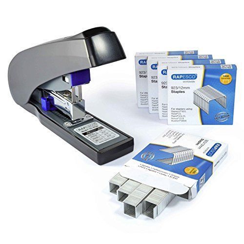 Rapesco Stapling Set with X5-90ps Less Effort Stapler and 5,000 923 Type 1/2&#034;