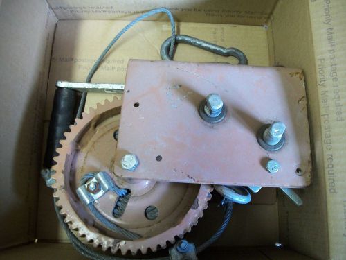 Dutton-lainson dl2500a 2500 lb plated pulling winch used w/cable for sale