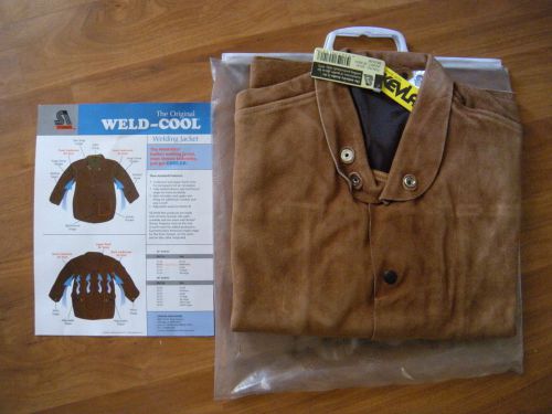 steiner welding jacket 26&#034; size medium weld-rite weld-cool kevlar thread new