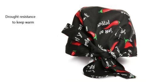 Printing ribbon  fashion multicolor baotou chef&#039;s hat turban free shipping for sale