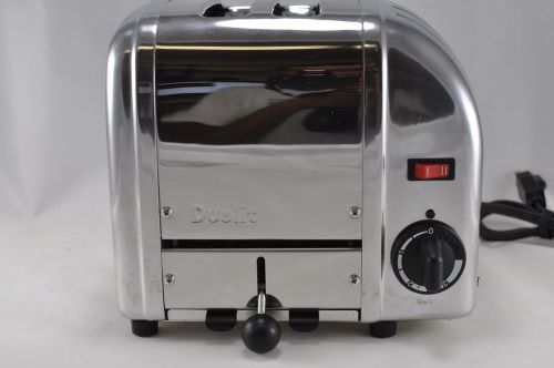 DUALIT Model 2SLUS Toaster Stainless Steel 2 Slice Made in England