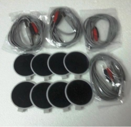 Cable and reusable electrodes for 4 ch dynoplus stimulator electrotherapy unit m for sale