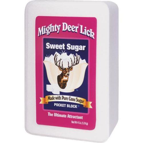 15 Pk 4# Deer Elk Moose Sugar Salt Lick Bait Attractant Block 22341