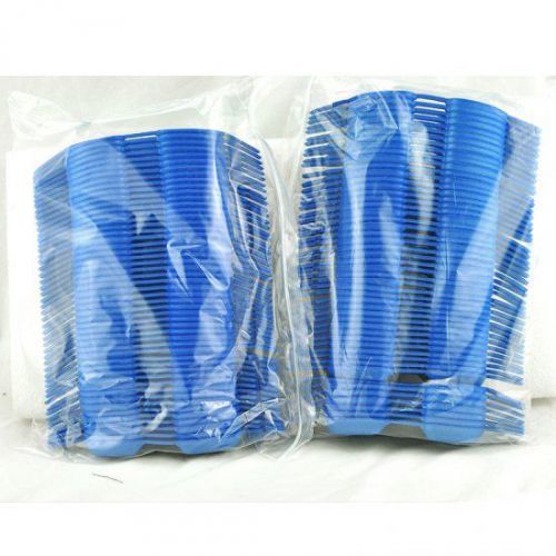 100x large dental fluoride disposable dual arch trays for gel or foam blue for sale