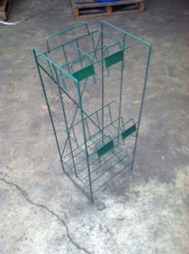 Store Display Fixtures NEW 4 POCKET DIGEST WIRE MAGAZINE FLOOR STAND 31&#034; tall