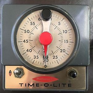 Time o lite professional industrial dark room timer 60 sec. max time model p-59 for sale