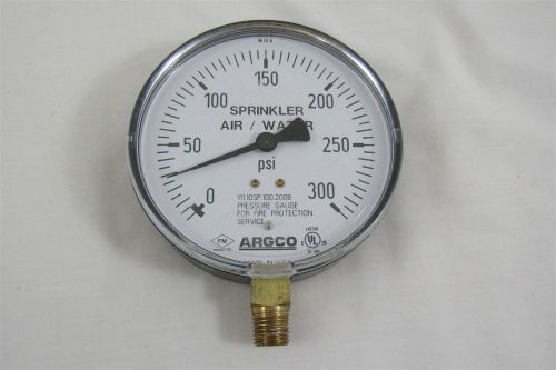 Argco 0-300psi sprinkler water pressure gauge for sale