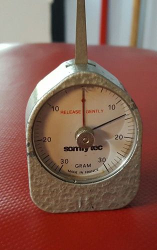 Somfy tec tension or force gauge dial single pointer 30 gram for sale
