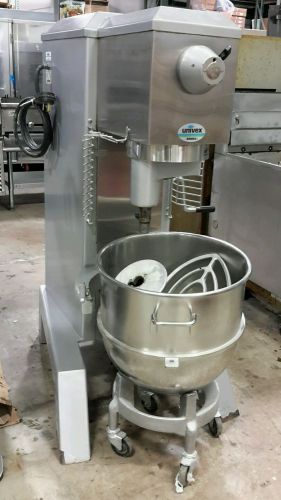 Used univex srm60 60qt planetary mixer with attachments for sale