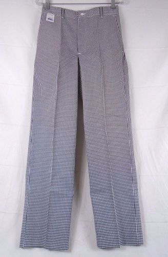 EWC Houndstooth Chef Pants Size 38 Unhemmed #6572 227Q
