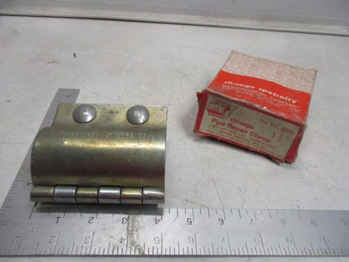 Chicago specialty mfg. co. 8205 1-1/2&#034; heavy duty pipe repair clamp - as is!! for sale