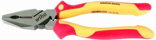 Wiha 32917 9-inch insulated industrial lineman&#039;s pliers for sale