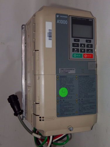 Yaskawa a1000 cimr-au5a0006faa  5hp ac drive 3ph, 500-600v,  excellent working for sale