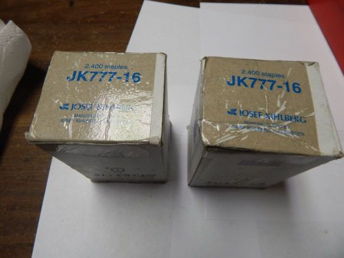 Joseph KIHBERG # J777-16 1/2&#034; x 5/8&#034; Staples 2 boxes of approx 2400 ea. (approx