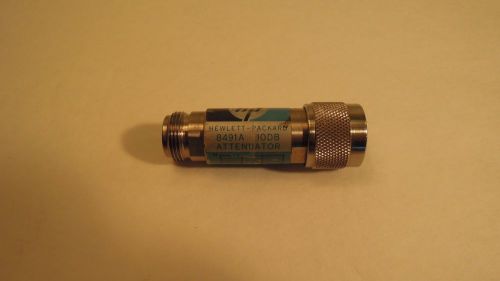 HP/Agilent 8491A 10 dB Coaxial Fixed Attenuator, DC to 12.4 GHz