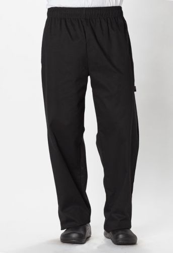 Dickies Unisex Traditional Baggy Chef Pant Black DC11 BLK  FREE SHIP!