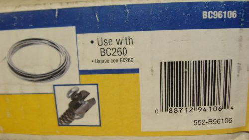 BRASSCRAFT Drain Cleaning Slotted End Replacement Cable 5/16&#034; x 50 FT BC96106