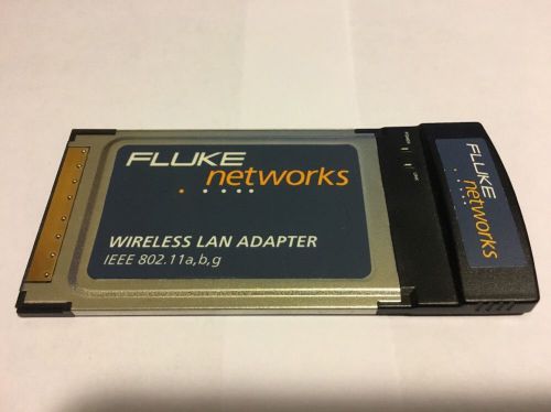 Fluke Networks Wireless LAN Adapter OptiView I &amp; II Network Analyzers FREE S&amp;H