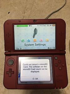 Nintendo 3DS XL (Latest Model)- Launch Edition Red &amp; Black Handheld System