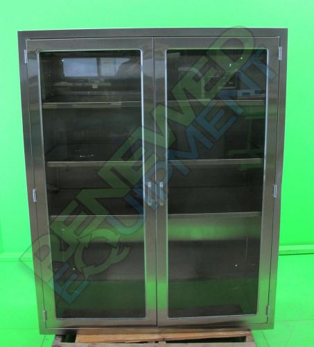 Continental stainless steel recessed cabinet with full-view door #2 for sale