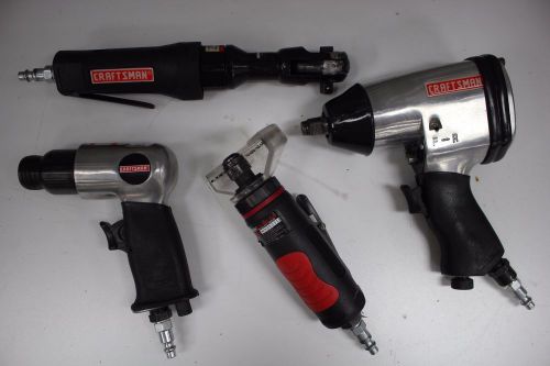 Craftsman 4 Pc Pneumatic Tools Set.