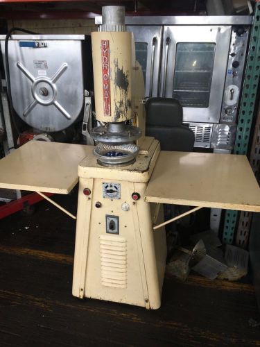 Kaiser hydro-matic pie press heated with 9&#034; dies h-201 sn: 6487 3phase 208v for sale
