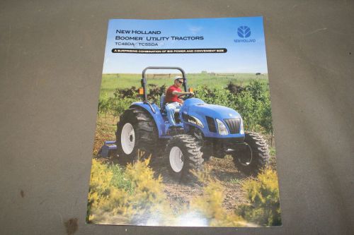 New Holland TC48DA &amp; TC55D Boomer Utility Tractors Brochure
