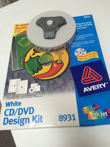 AVERY CD DVD Design Kit 8931 with Labeler