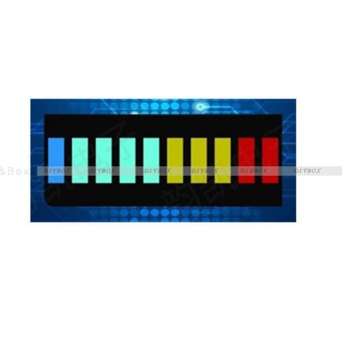 2pcs new 10 segment led bargraph light display red yellow green blue for sale