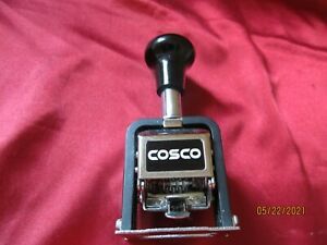 Cosco Automatic Numbering Machine, Heavy Duty, Used, Works Well, Instructions