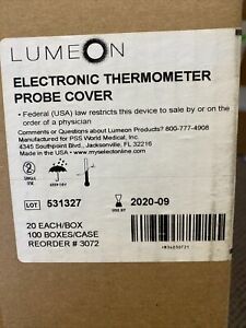 Probe Cover for LUMEON Oral/Rectal Electronic Thermometers 2,000 ct *see notes*