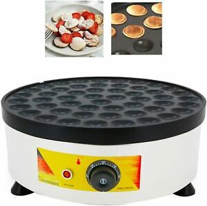 110V52pcs Mini Pancake Maker Multifunction Nonstick Baking Maker w/ Temp Contorl