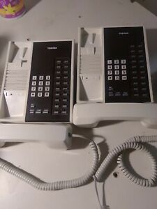 LOT OF 2 TOSHIBA EKT6020-H PHONES FOR STRATA SYSTEMS CLEAN WORKING 90 DAY WRNTY