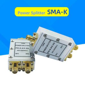 PD-0.4/3-2S SMA 2.4G WIFI 1/2 Microstrip GPS Power Splitter 400-3000MHz RF