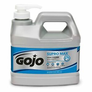 GOJO SUPRO MAX Hand Cleaner, 12 Gallon Heavy Duty Hand Cleaner Pump Bottles NEW