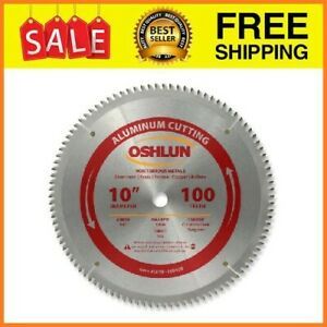 SBNF-100100 10-Inch 100 Tooth TCG Saw Blade with 5/8-Inch Arbor for Al