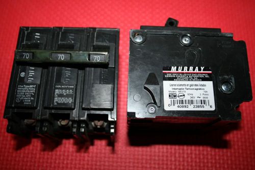 Murray mp370 70a 3-pole 240v circuit breaker  new for sale