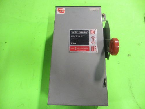 Cutler hammer #dh362urk 60a 600v 3p safety disconnect switch for sale
