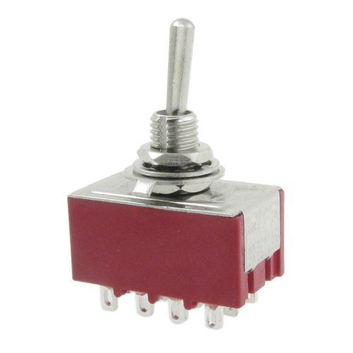 4pdt mini toggle switch on-on (1 pc) solder lugs. high quality... usa seller!!! for sale